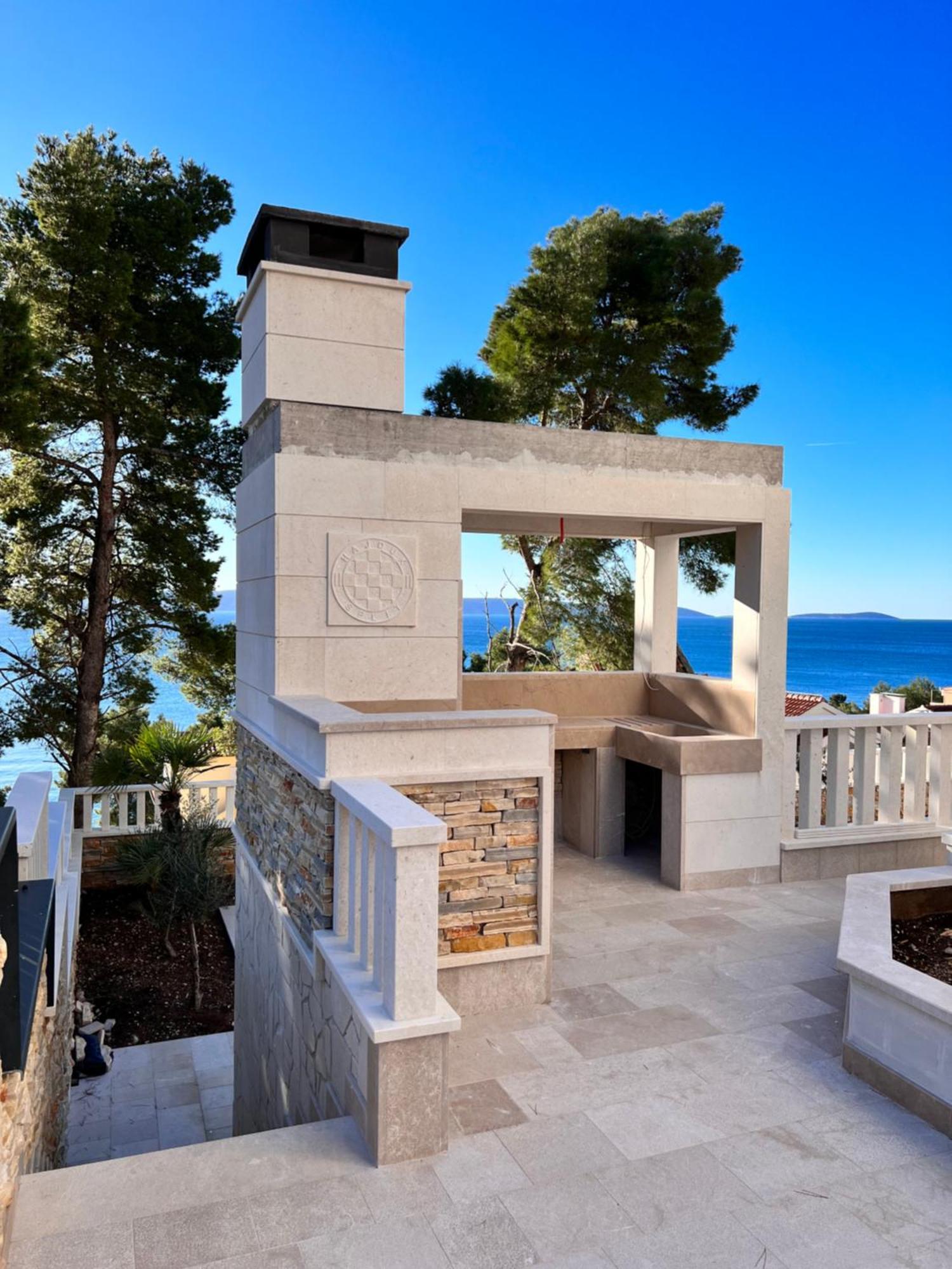 Luxury Beachfront Villa Carlisa Чіово Екстер'єр фото