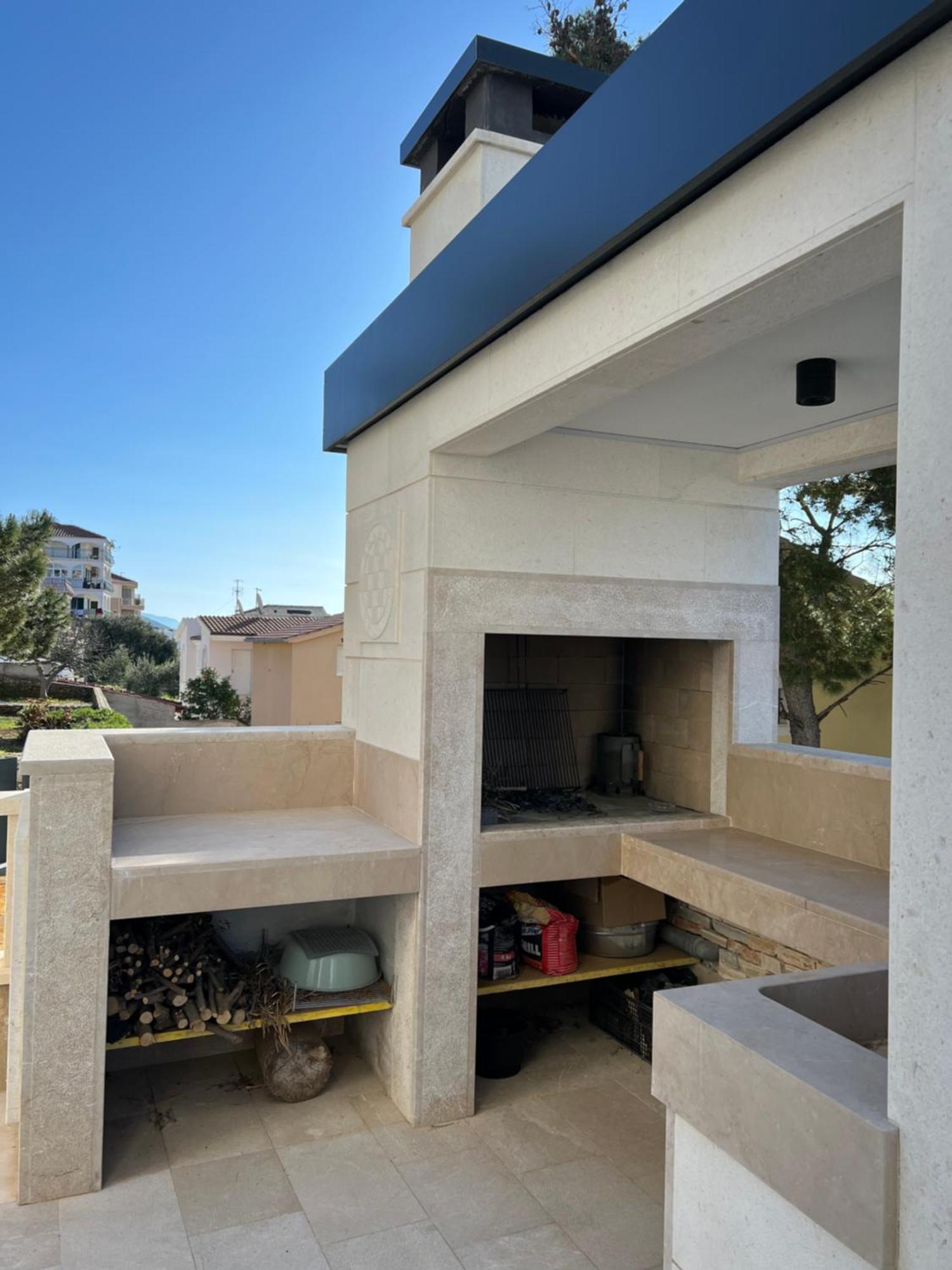 Luxury Beachfront Villa Carlisa Чіово Екстер'єр фото